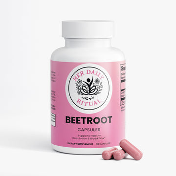 Her Daily Ritual Organic Beetroot Capsules – Nitric Oxide, Blood Pressure & Athletic Performance Support
