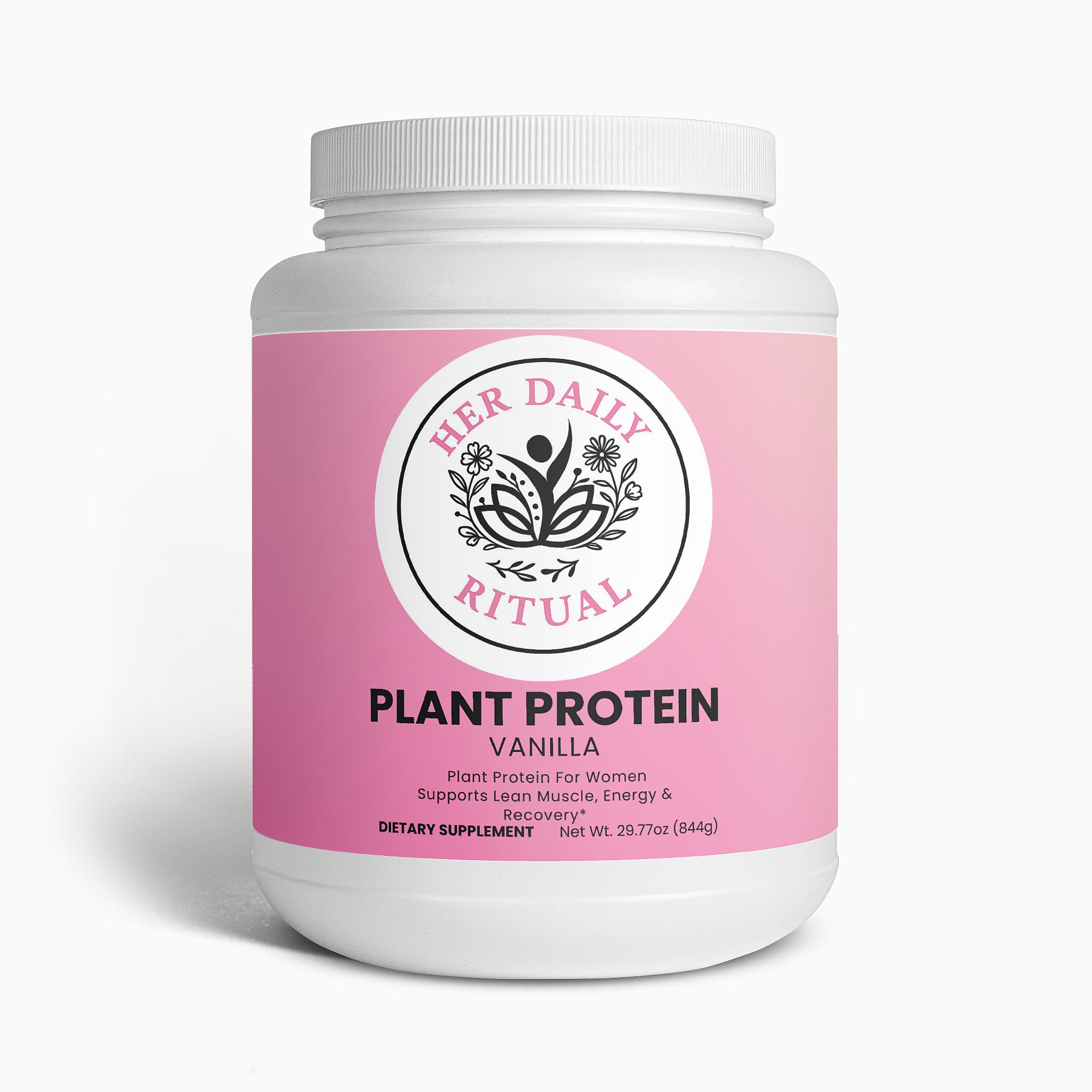 Her Daily Ritual Plant Protein (Vanilla) – Vegan Protein Powder for Muscle Recovery & Wellness