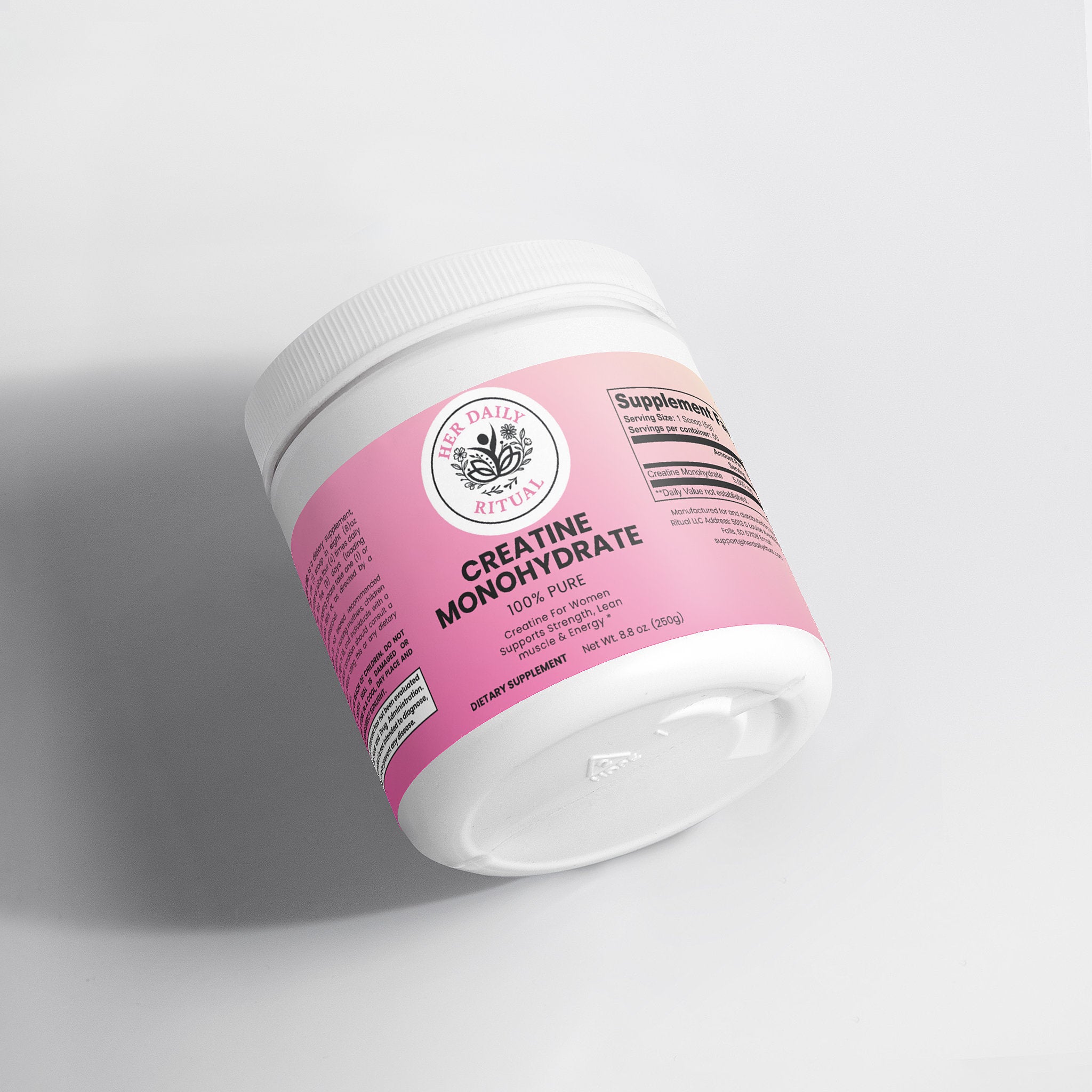 Her Daily Ritual Creatine Monohydrate – Muscle Strength, Endurance & Performance Support