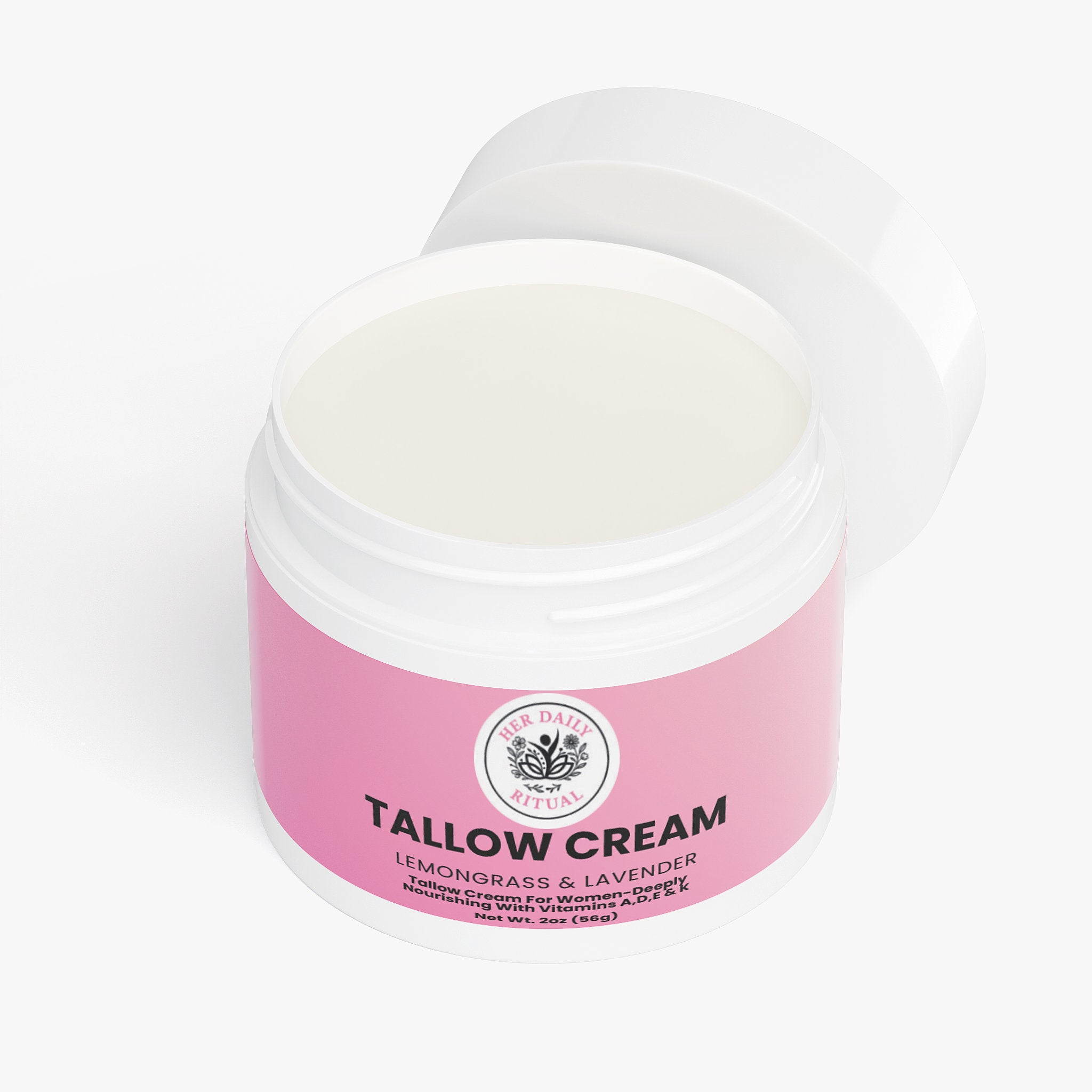Her Daily Ritual Tallow Cream – Grass-Fed Moisturizer with Vitamins A, D, E & K
