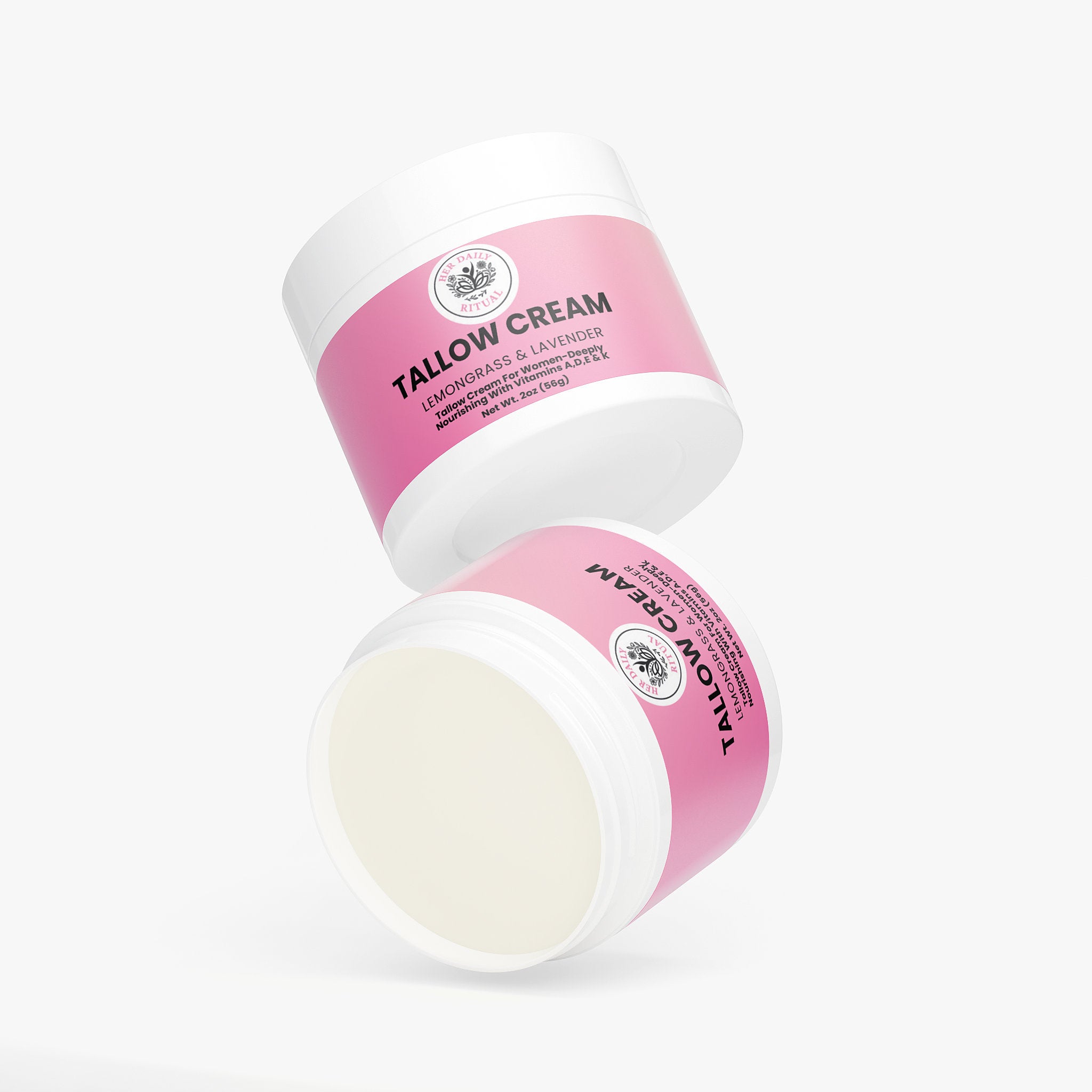 Her Daily Ritual Tallow Cream – Grass-Fed Moisturizer with Vitamins A, D, E & K