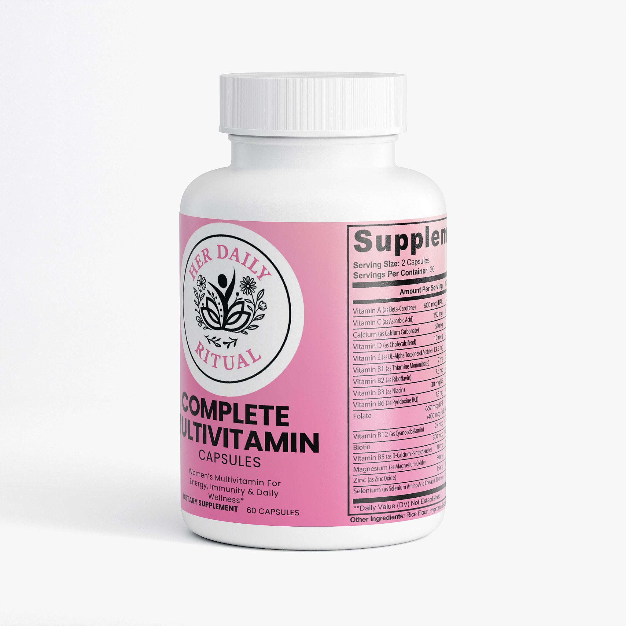 Her Daily Ritual Multivitamin – Complete Daily Wellness with Antioxidants & Herbal Support