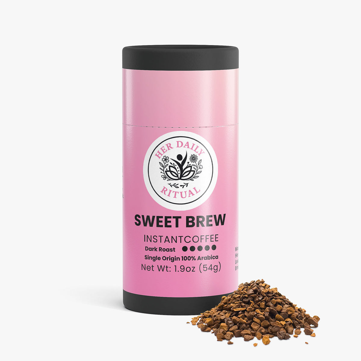 Am Ritual Brew Her Daily Ritual Sweet Brew Instant Coffee (Dark Roast)
