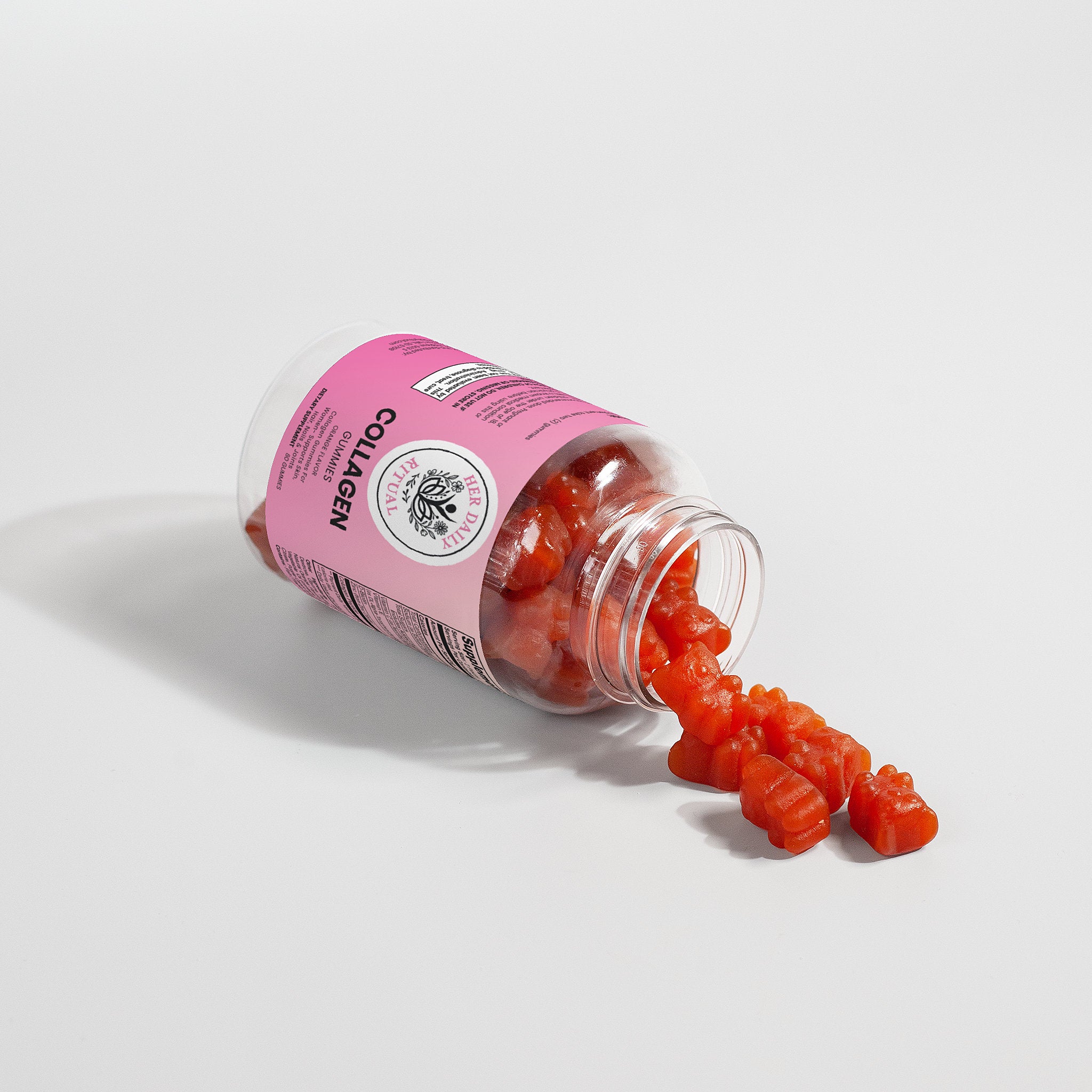 Her Daily Ritual Collagen Gummies – Orange Flavor with Vitamin C, Biotin & Zinc