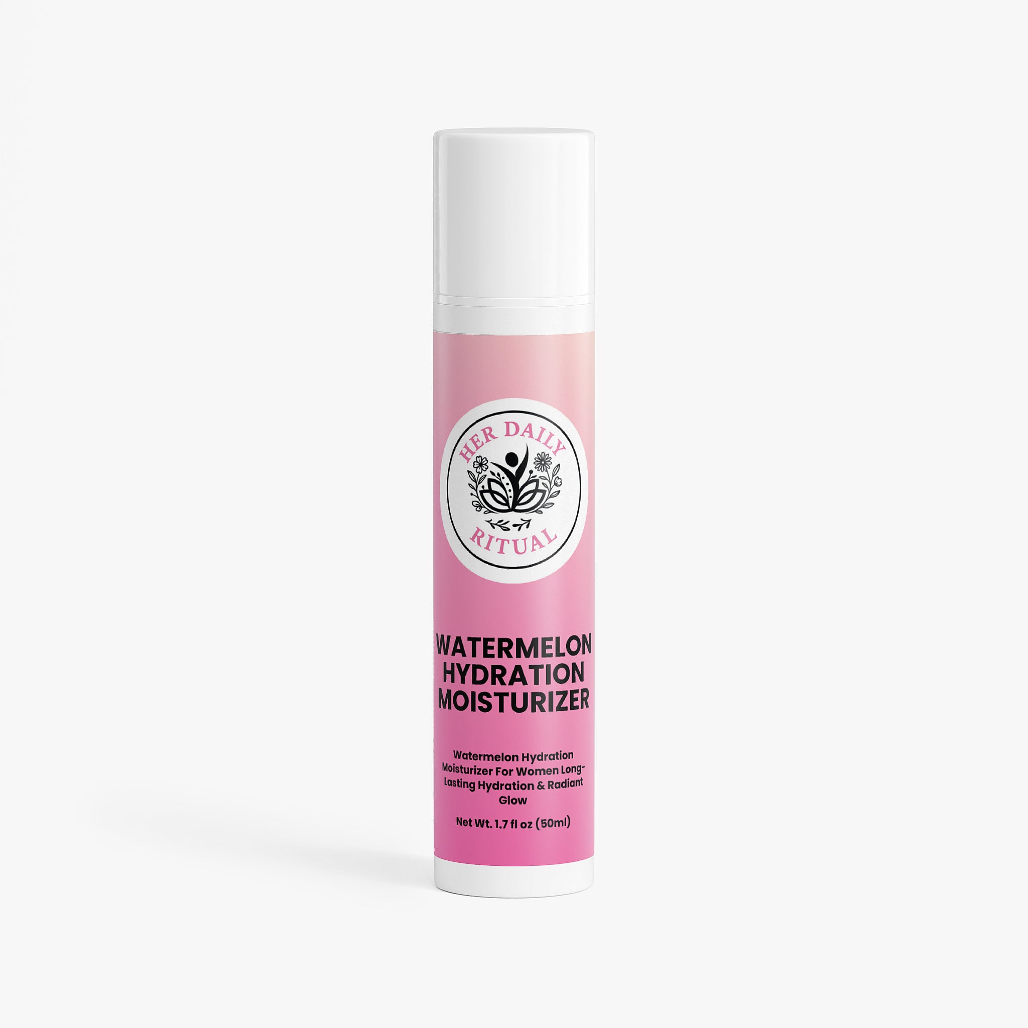Her Daily Ritual Watermelon Hydration Moisturizer – Lightweight Daily Cream with Niacinamide & Fruit Extracts