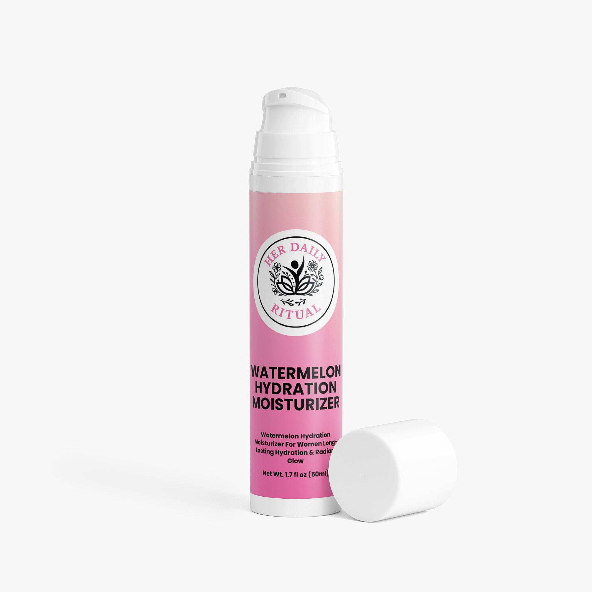 Her Daily Ritual Watermelon Hydration Moisturizer – Lightweight Daily Cream with Niacinamide & Fruit Extracts
