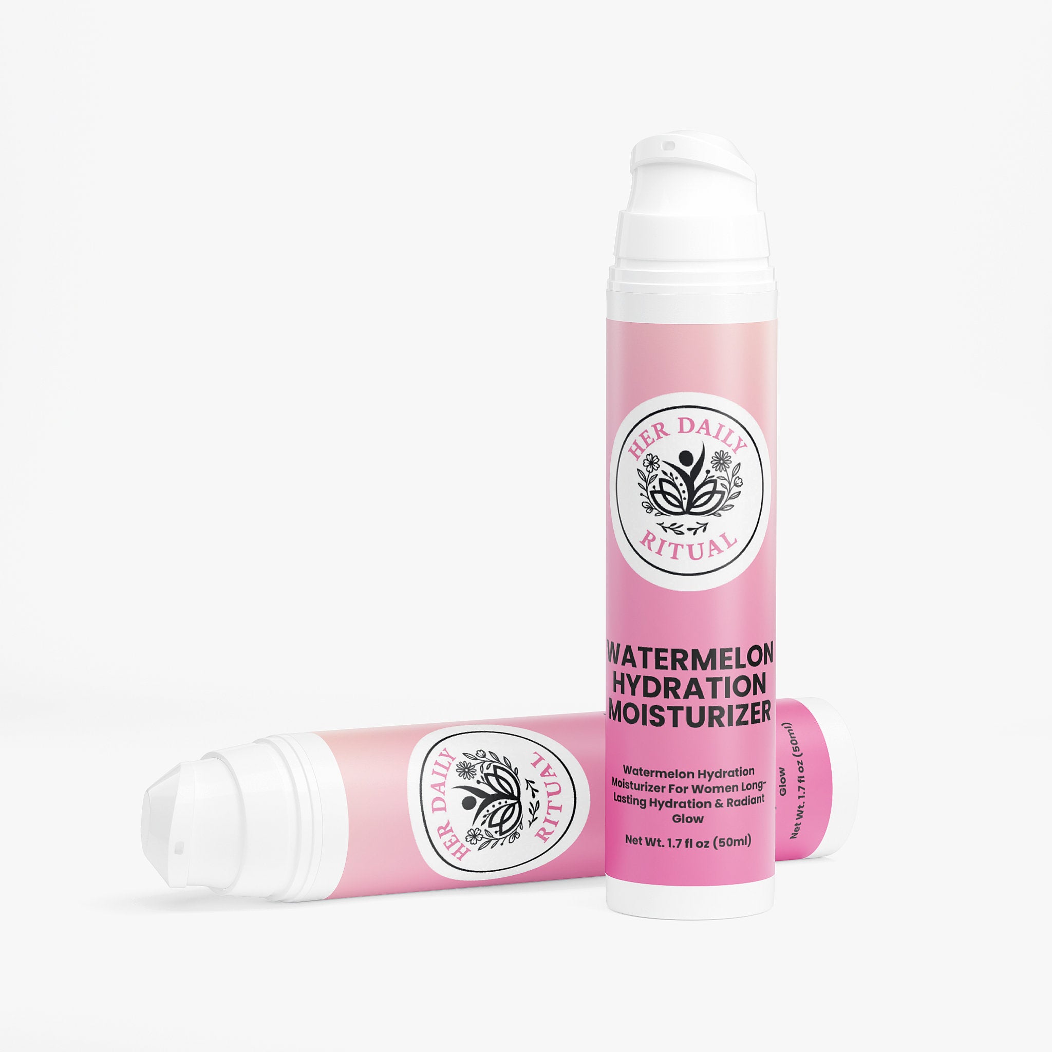 Her Daily Ritual Watermelon Hydration Moisturizer – Lightweight Daily Cream with Niacinamide & Fruit Extracts