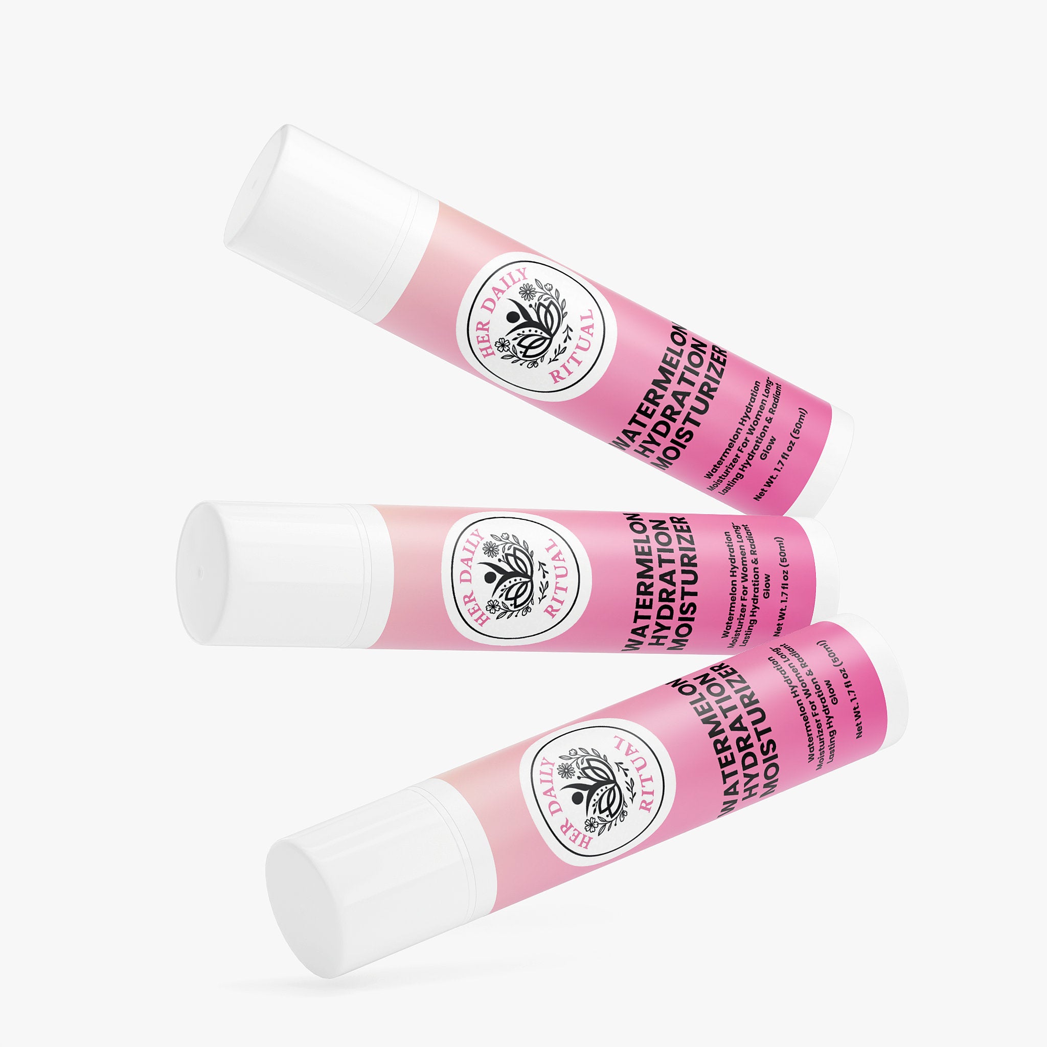 Her Daily Ritual Watermelon Hydration Moisturizer – Lightweight Daily Cream with Niacinamide & Fruit Extracts