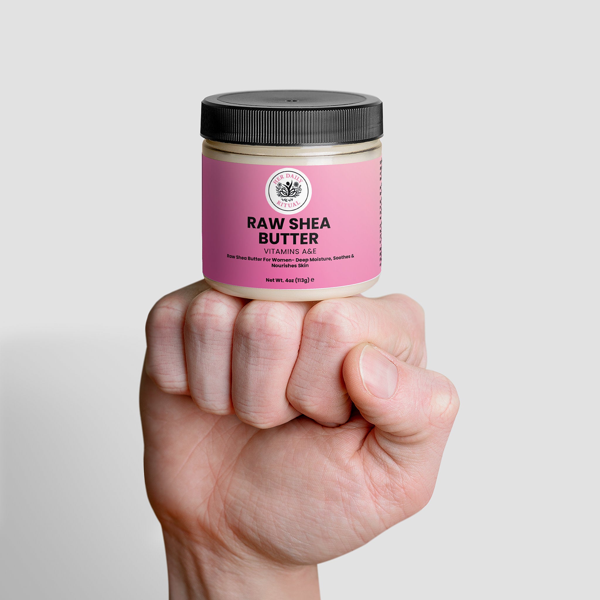 Her Daily Ritual Organic Raw Shea Butter – Unrefined, Vegan & Multi-Purpose Moisturizer