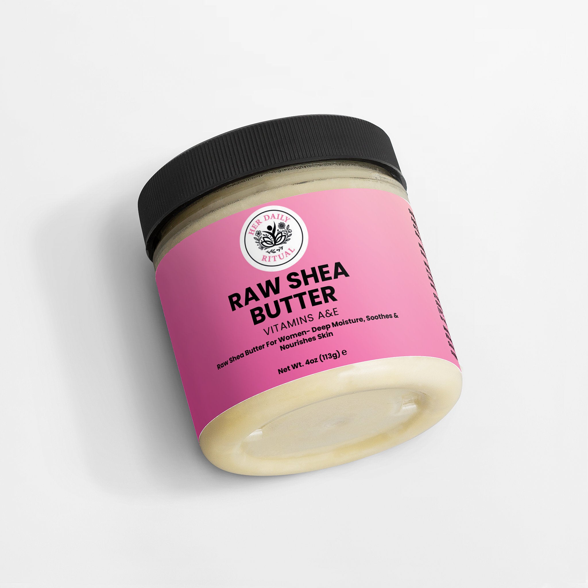 Her Daily Ritual Organic Raw Shea Butter – Unrefined, Vegan & Multi-Purpose Moisturizer