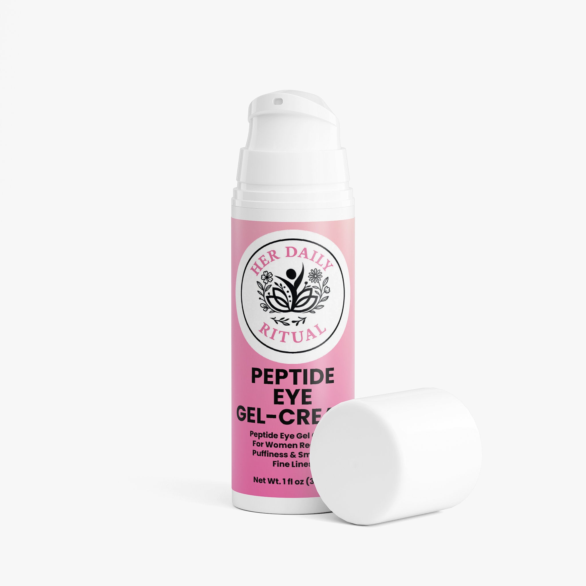 Her Daily Ritual Peptide Eye Gel-Cream – Puffiness & Fine Line Support with Hyaluronic Acid