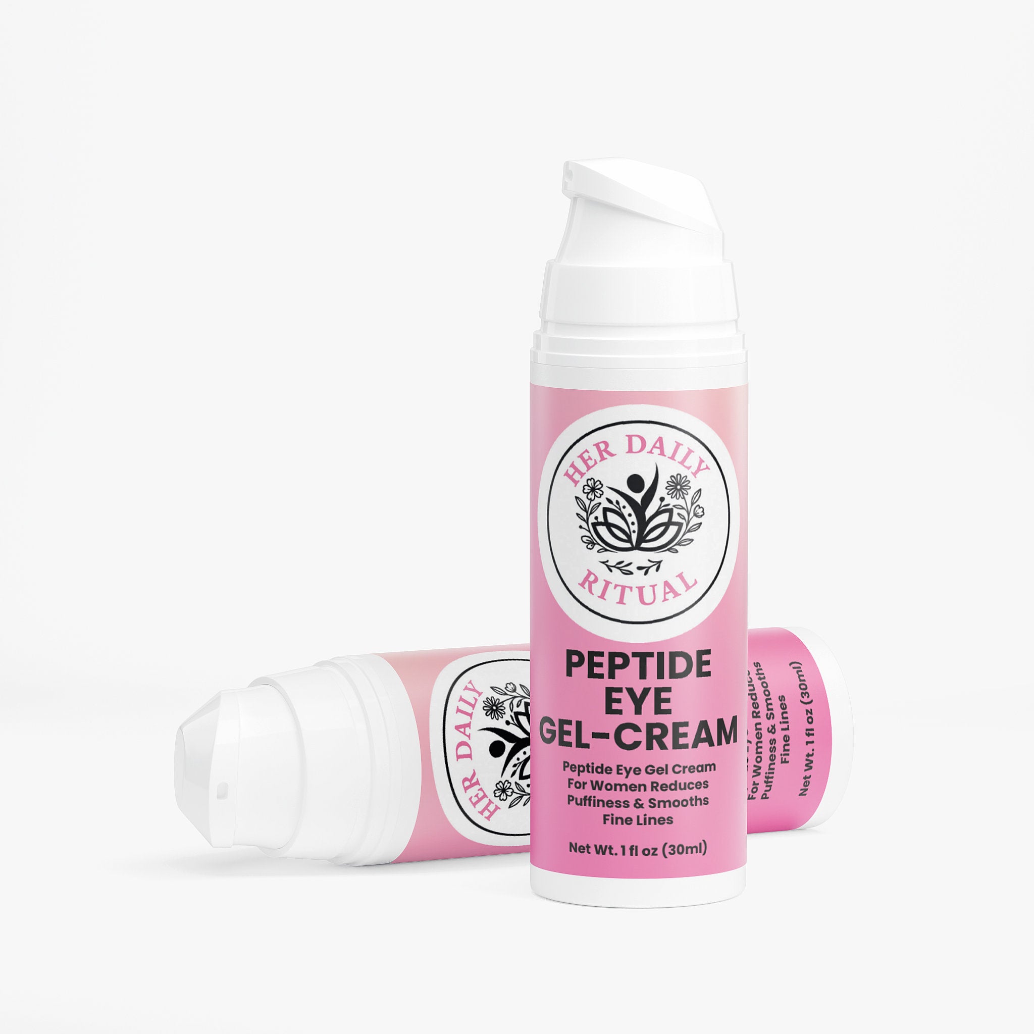 Her Daily Ritual Peptide Eye Gel-Cream – Puffiness & Fine Line Support with Hyaluronic Acid