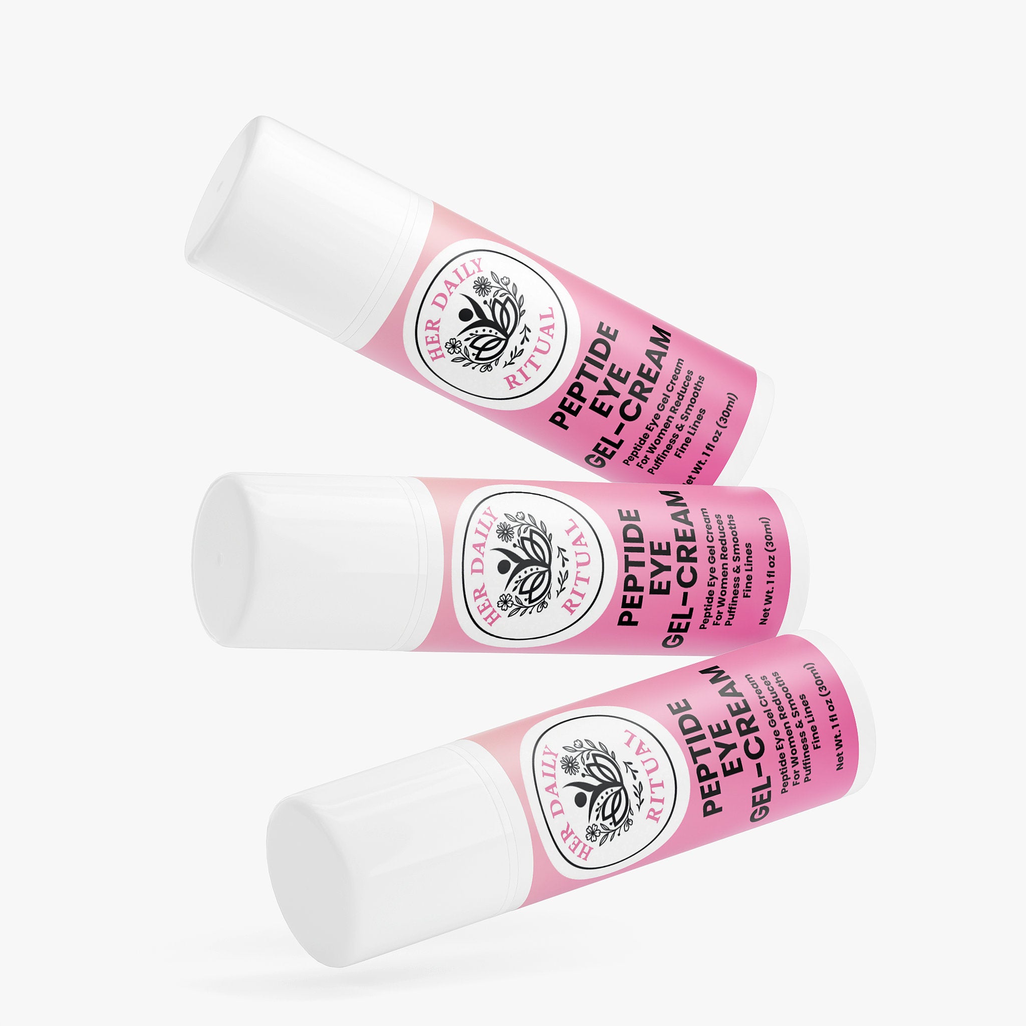 Her Daily Ritual Peptide Eye Gel-Cream – Puffiness & Fine Line Support with Hyaluronic Acid