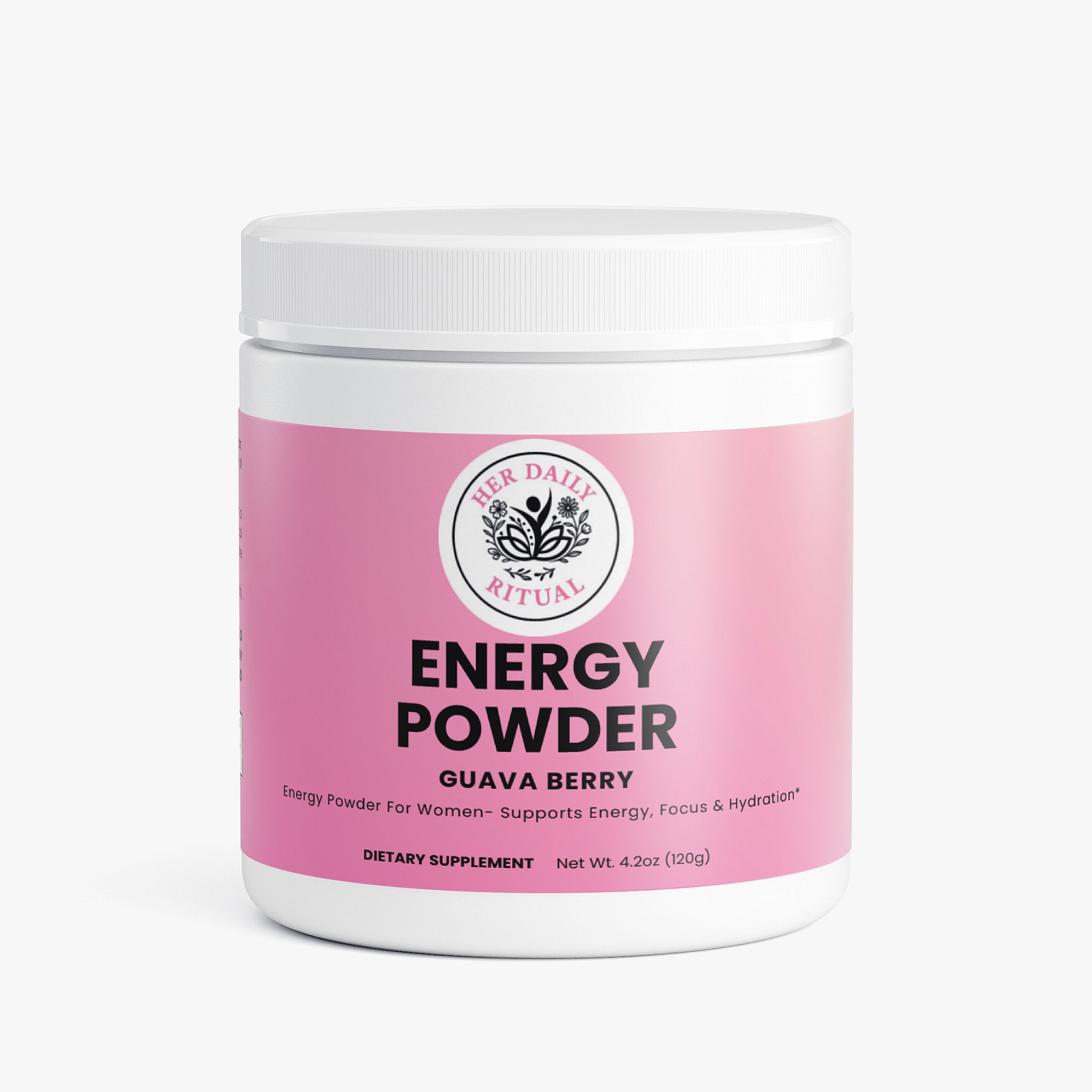 Her Daily Ritual Energy Powder (Guava Berry) – Sugar-Free Energy & Focus Support