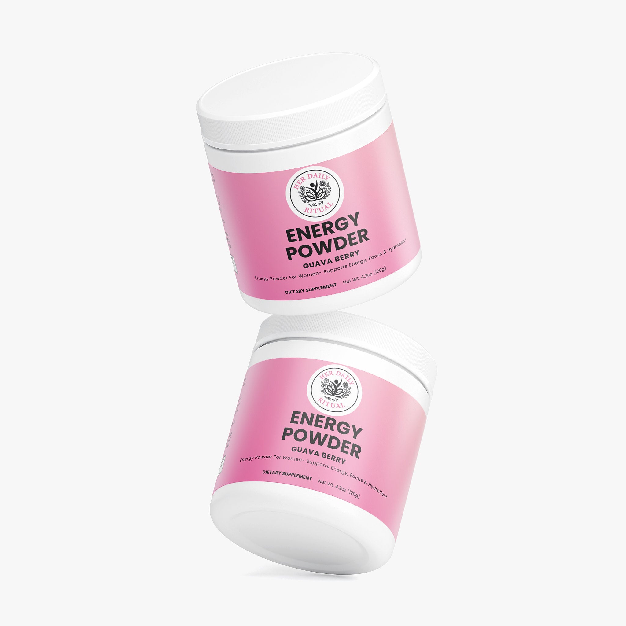 Her Daily Ritual Energy Powder (Guava Berry) – Sugar-Free Energy & Focus Support