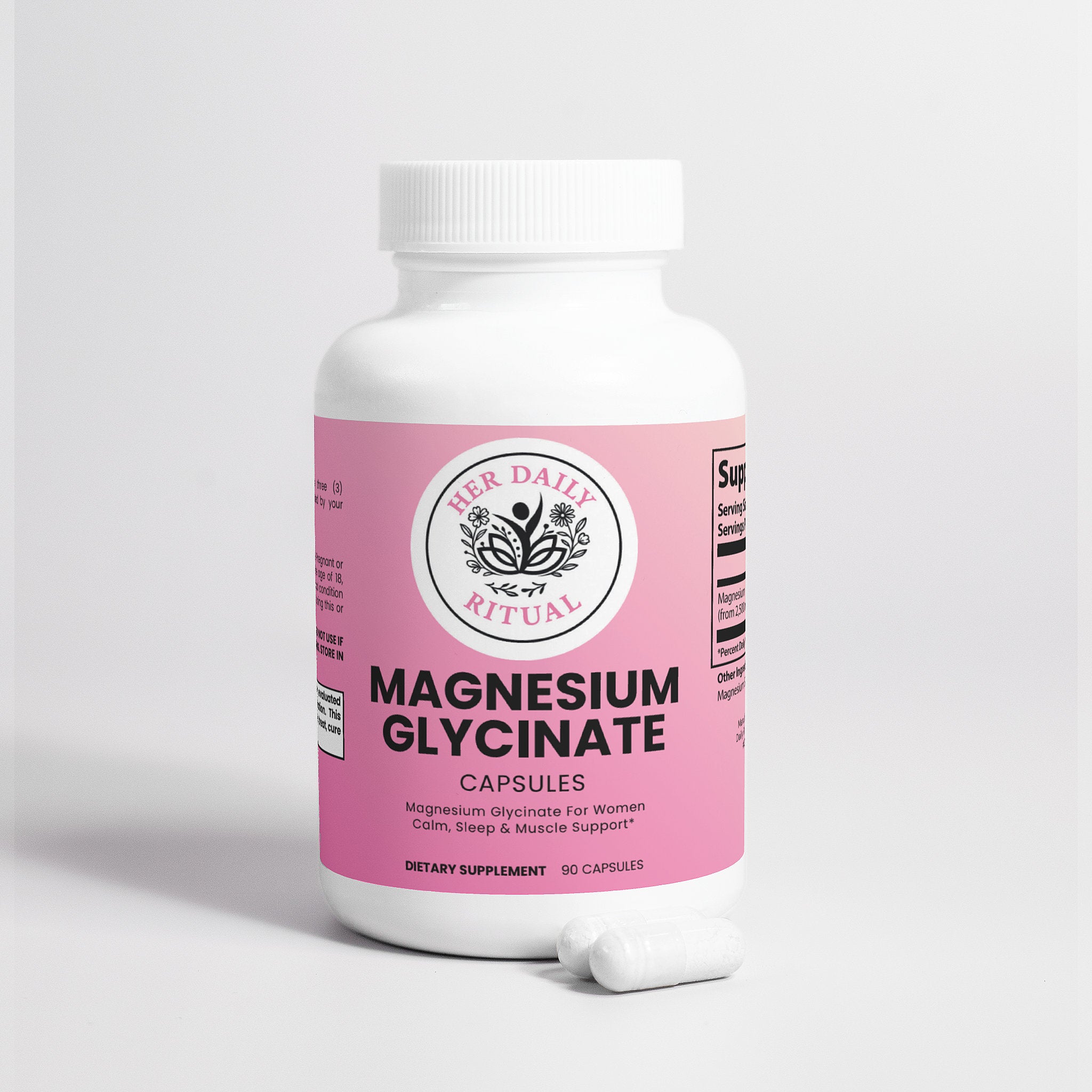 Her Daily Ritual Magnesium Glycinate – Relaxation, Sleep & Blood Pressure Support