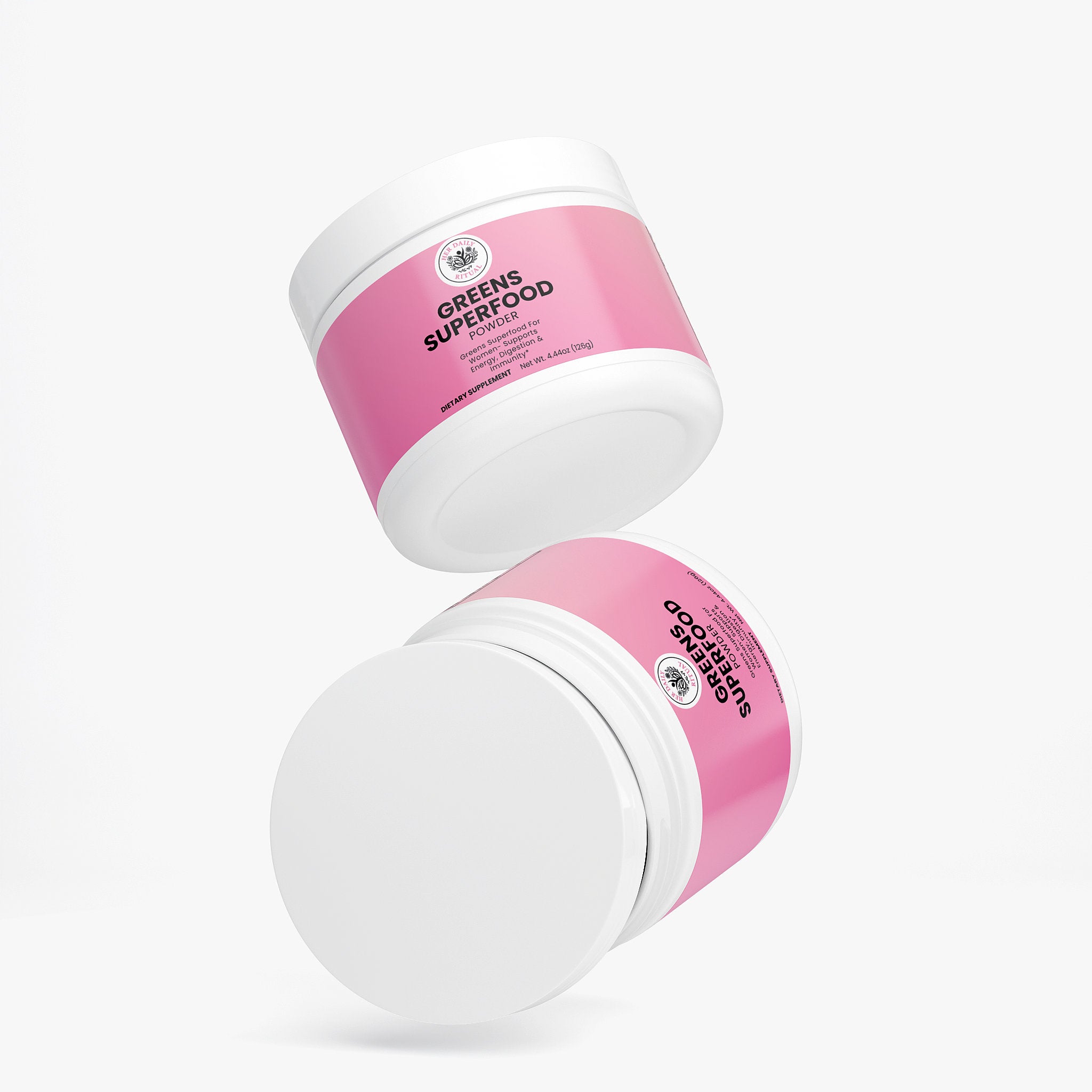 Her Daily Ritual Greens Powder – Superfood Blend with Spirulina, Barley Grass, Green Tea & Antioxidants