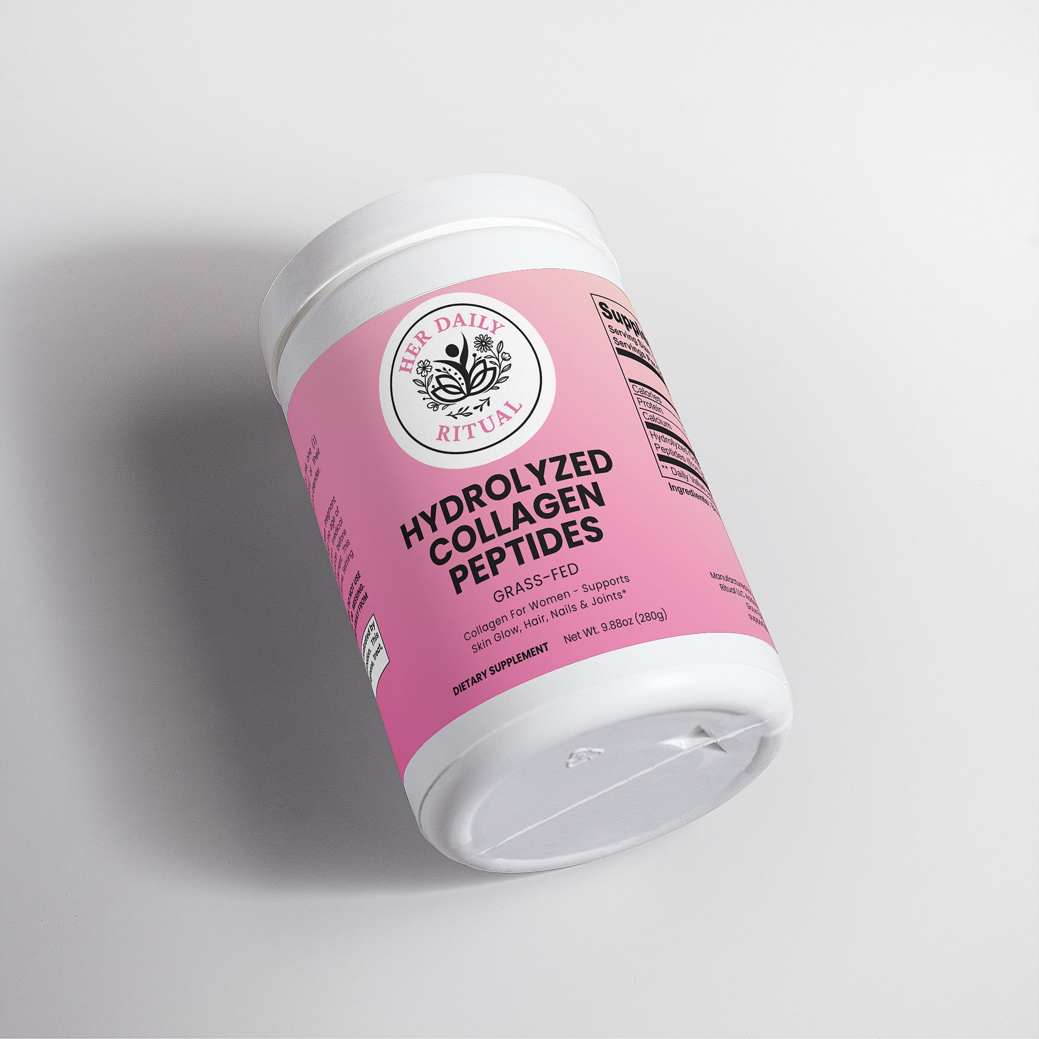 Her Daily Ritual Grass-Fed Collagen Peptides – Hydrolyzed Protein for Skin, Hair, Nails & Joints
