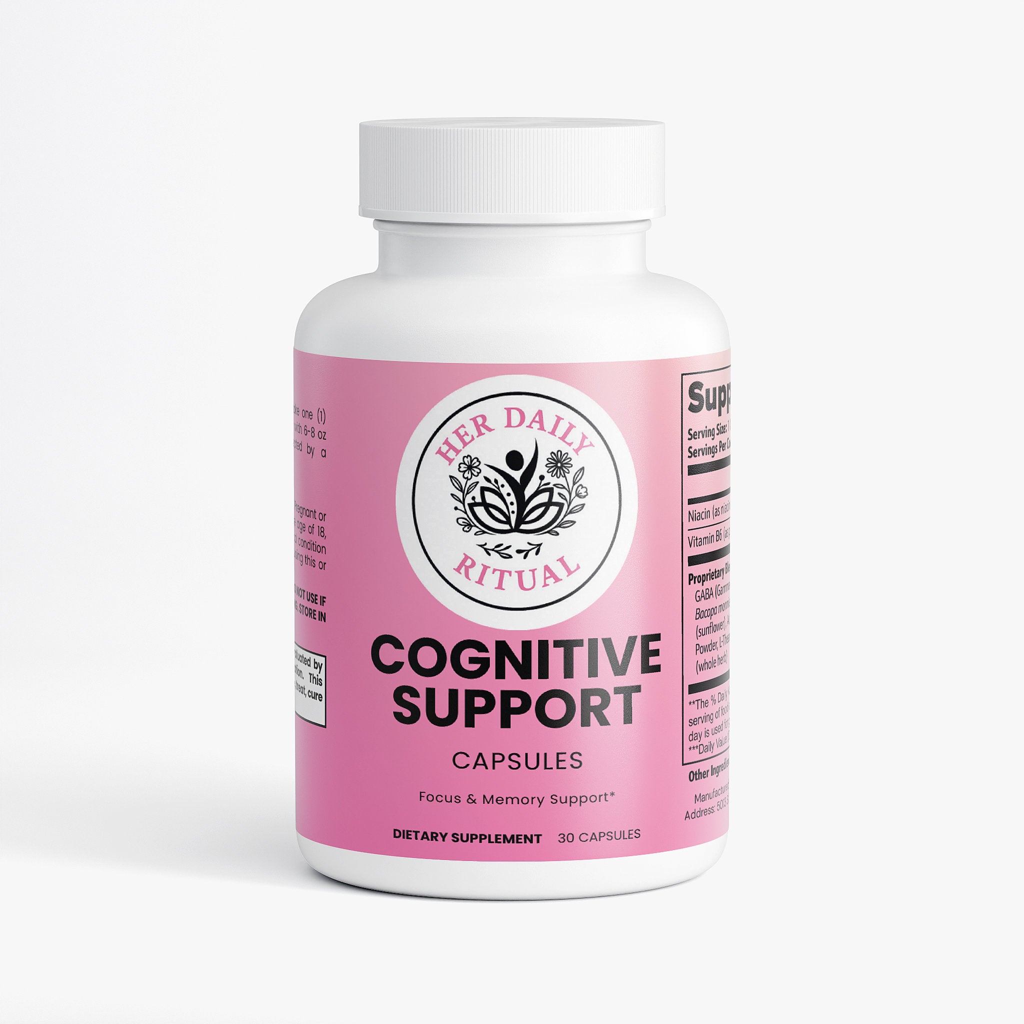 Her Daily Ritual Cognitive Enhancement Capsules – Focus, Memory & Mental Clarity Support
