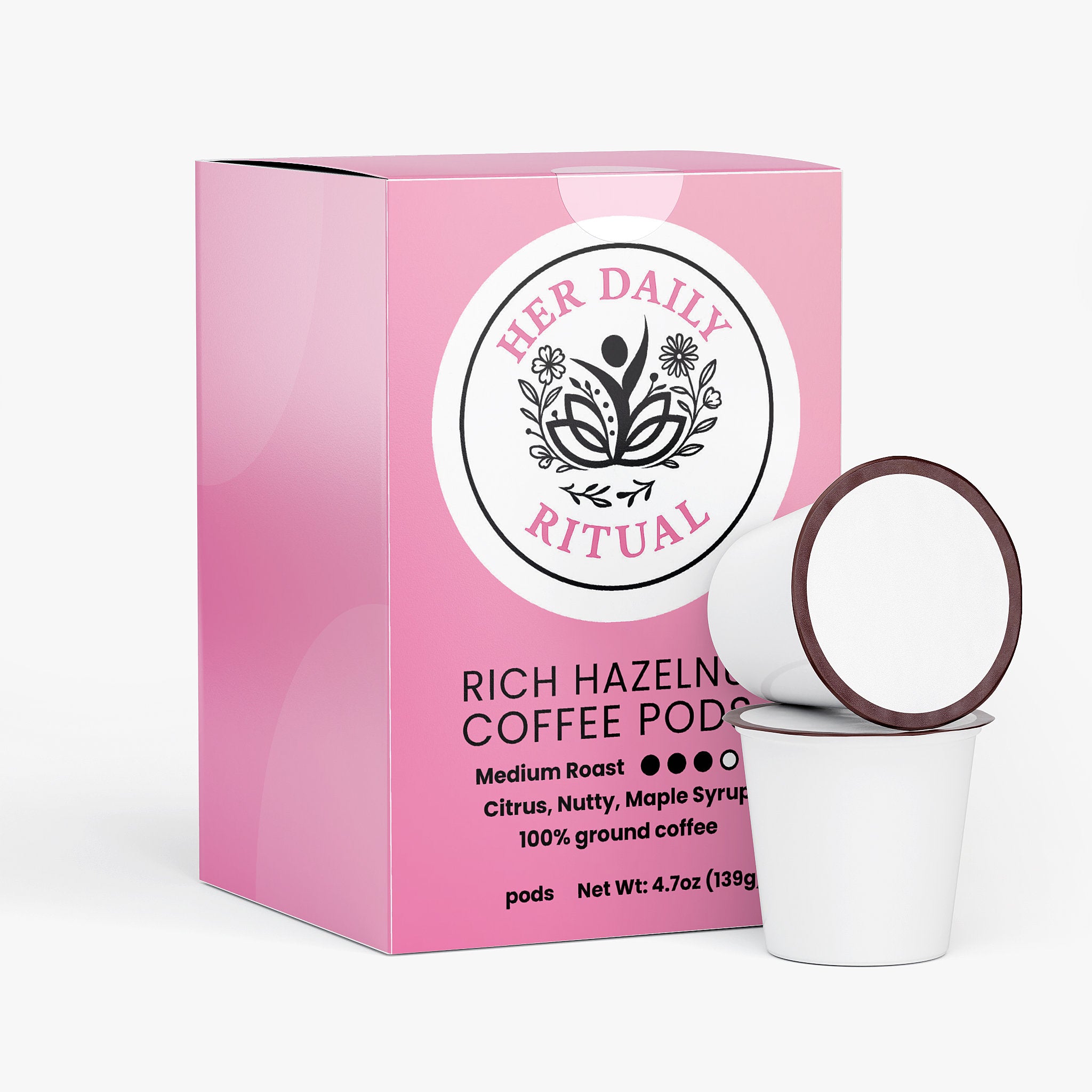 Her Daily Coffee: Rich Hazelnut Coffee Pods