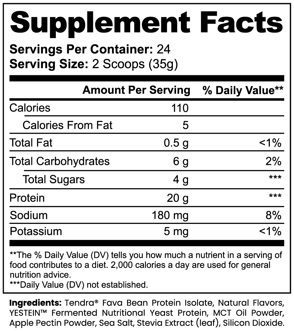 Her Daily Ritual Plant Protein (Vanilla) – Vegan Protein Powder for Muscle Recovery & Wellness