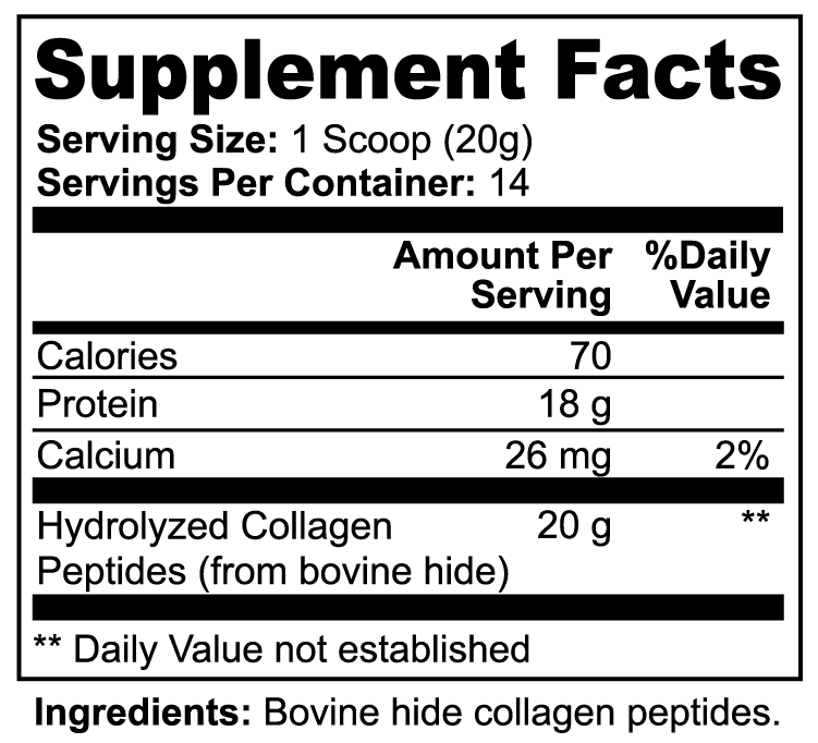 Her Daily Ritual Grass-Fed Collagen Peptides – Hydrolyzed Protein for Skin, Hair, Nails & Joints