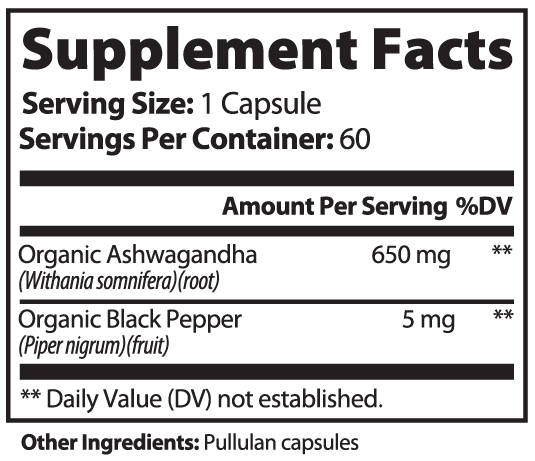Her Daily Ritual Ashwagandha Capsules – Natural Stress Relief, Calm Energy & Focus Support