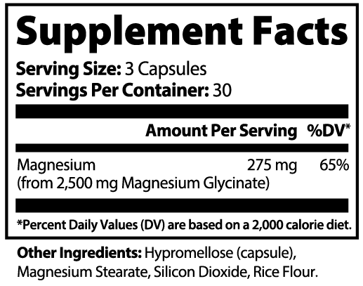 Her Daily Ritual Magnesium Glycinate – Relaxation, Sleep & Blood Pressure Support