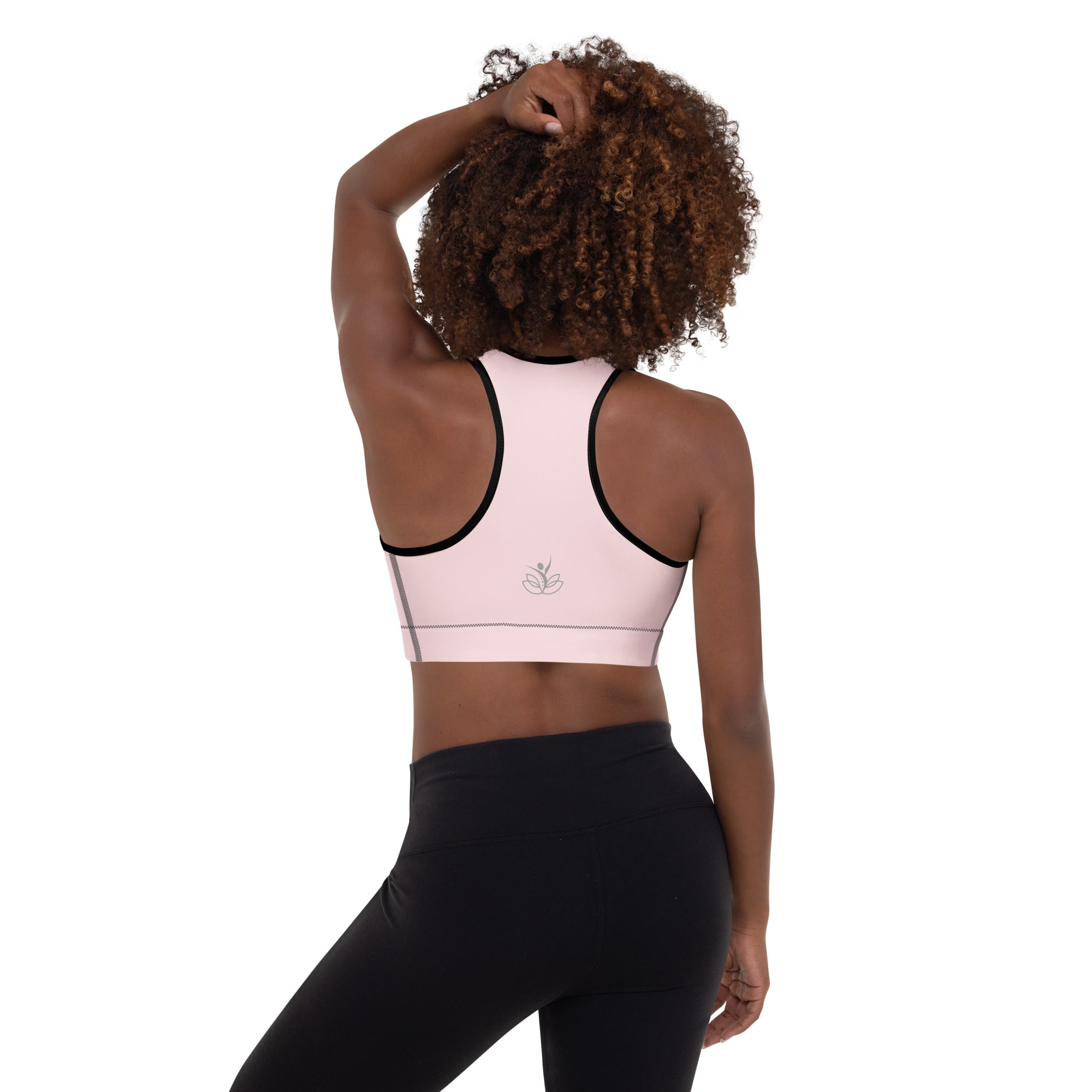 Her Daily Ritual Padded Sports Bra – Moisture - Wicking, Racerback Workout Bra with Removable Padding (A–C Cups) - Her Daily Ritual