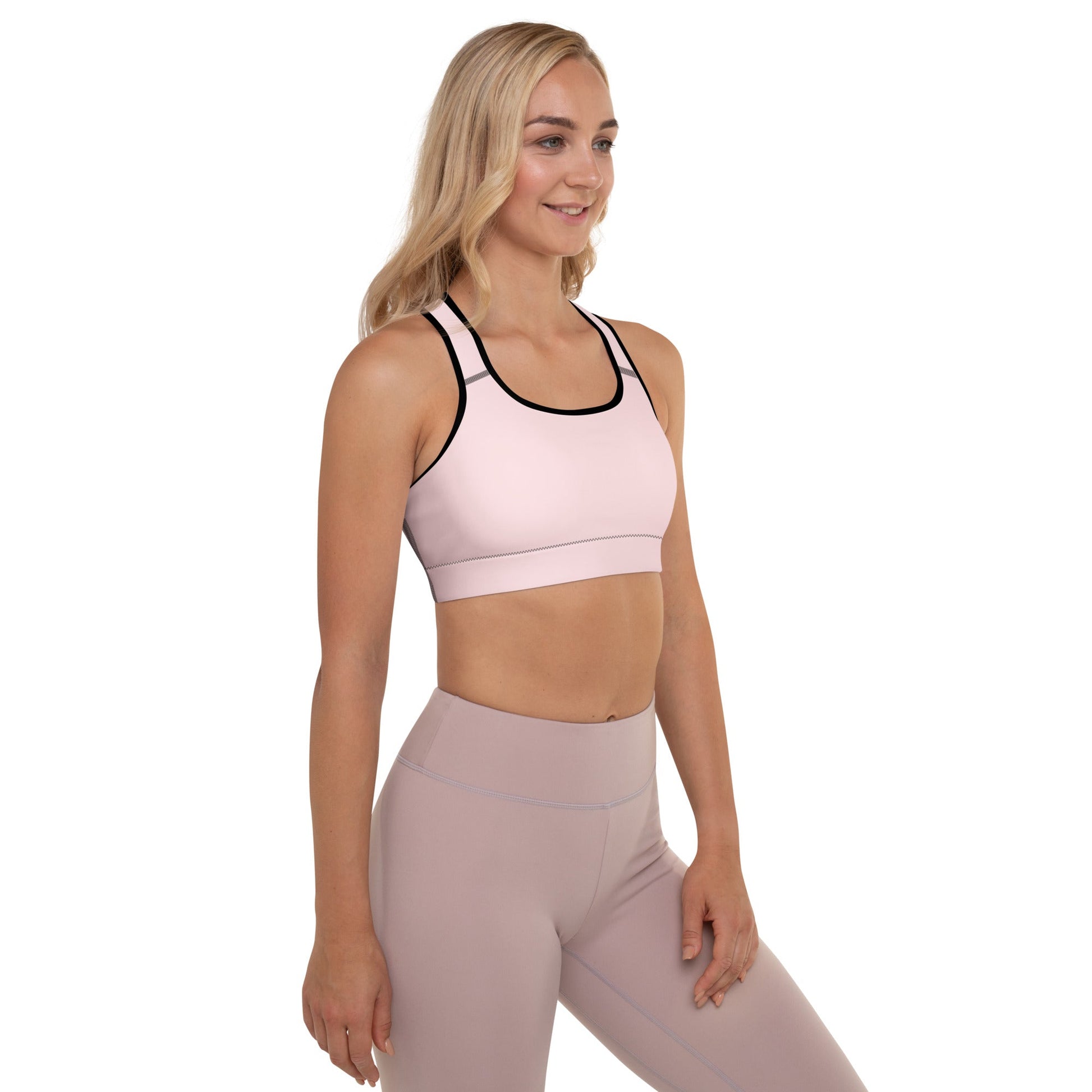 Her Daily Ritual Padded Sports Bra – Moisture - Wicking, Racerback Workout Bra with Removable Padding (A–C Cups) - Her Daily Ritual
