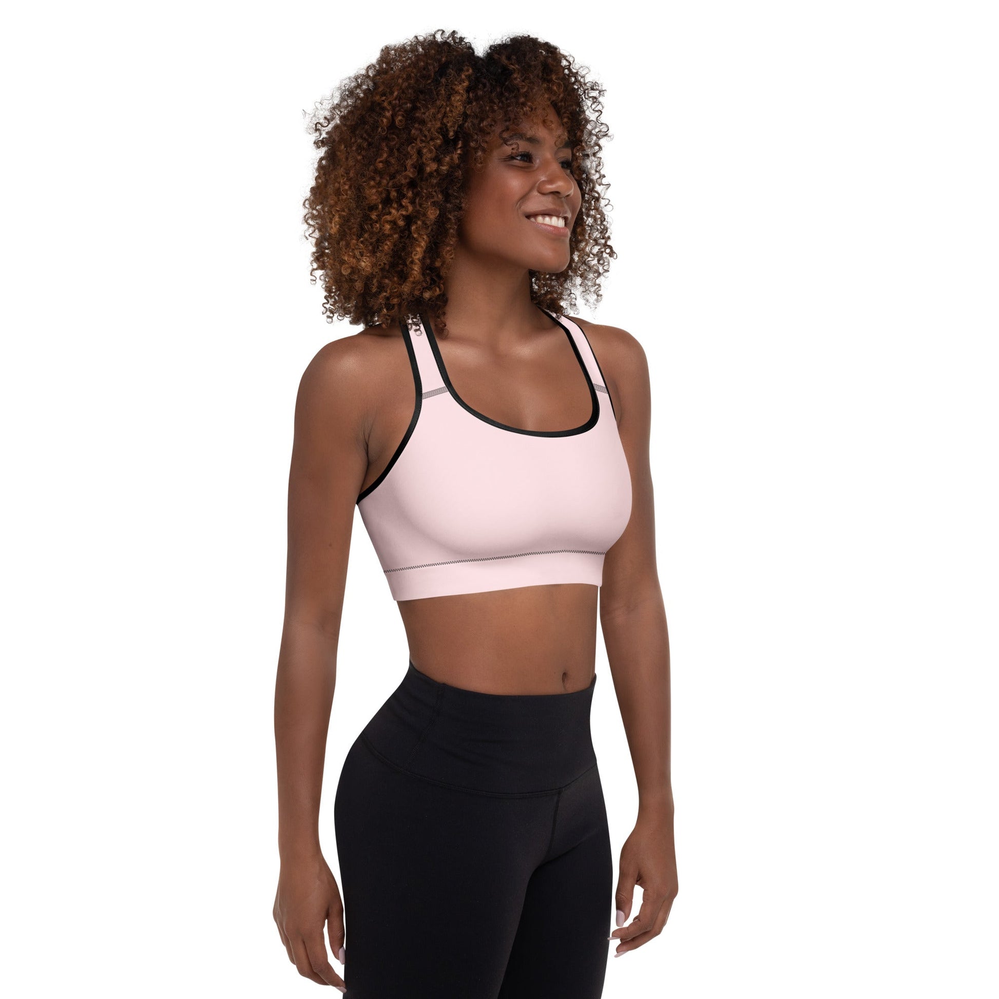 Her Daily Ritual Padded Sports Bra – Moisture - Wicking, Racerback Workout Bra with Removable Padding (A–C Cups) - Her Daily Ritual