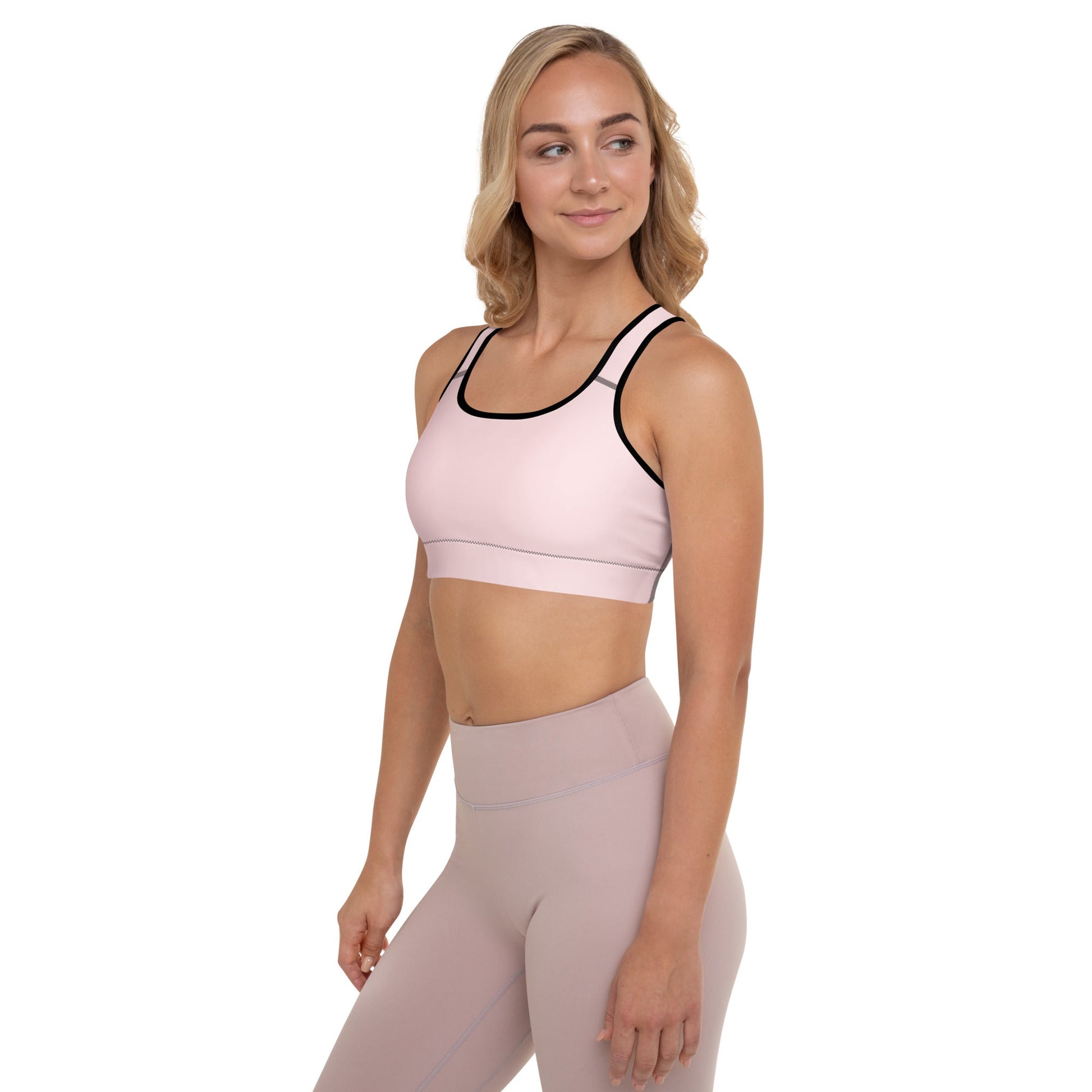 Her Daily Ritual Padded Sports Bra – Moisture - Wicking, Racerback Workout Bra with Removable Padding (A–C Cups) - Her Daily Ritual