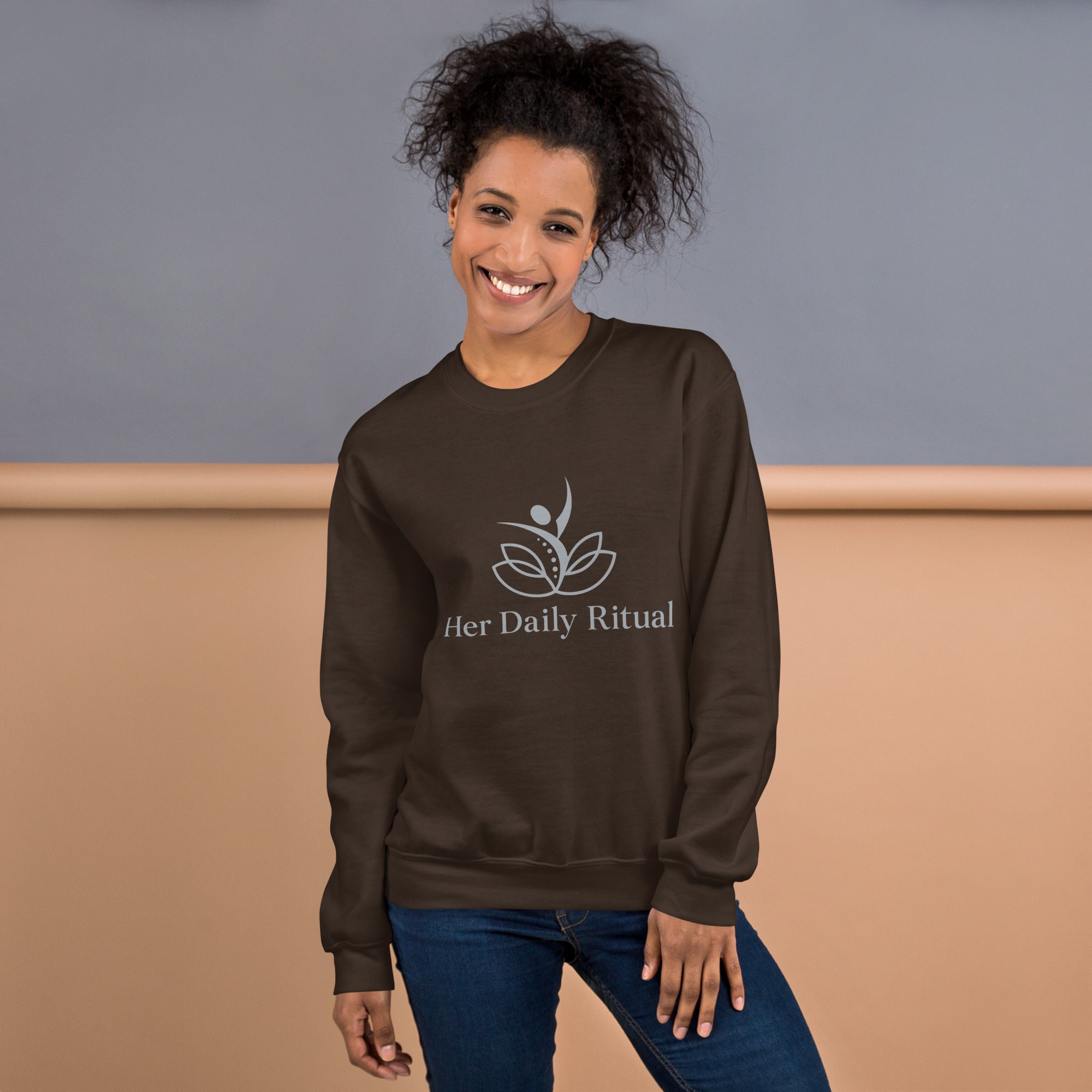 Her Daily Ritual Unisex Sweatshirt – Classic Fit, Pre - Shrunk, Soft Cotton - Poly Blend - Her Daily Ritual