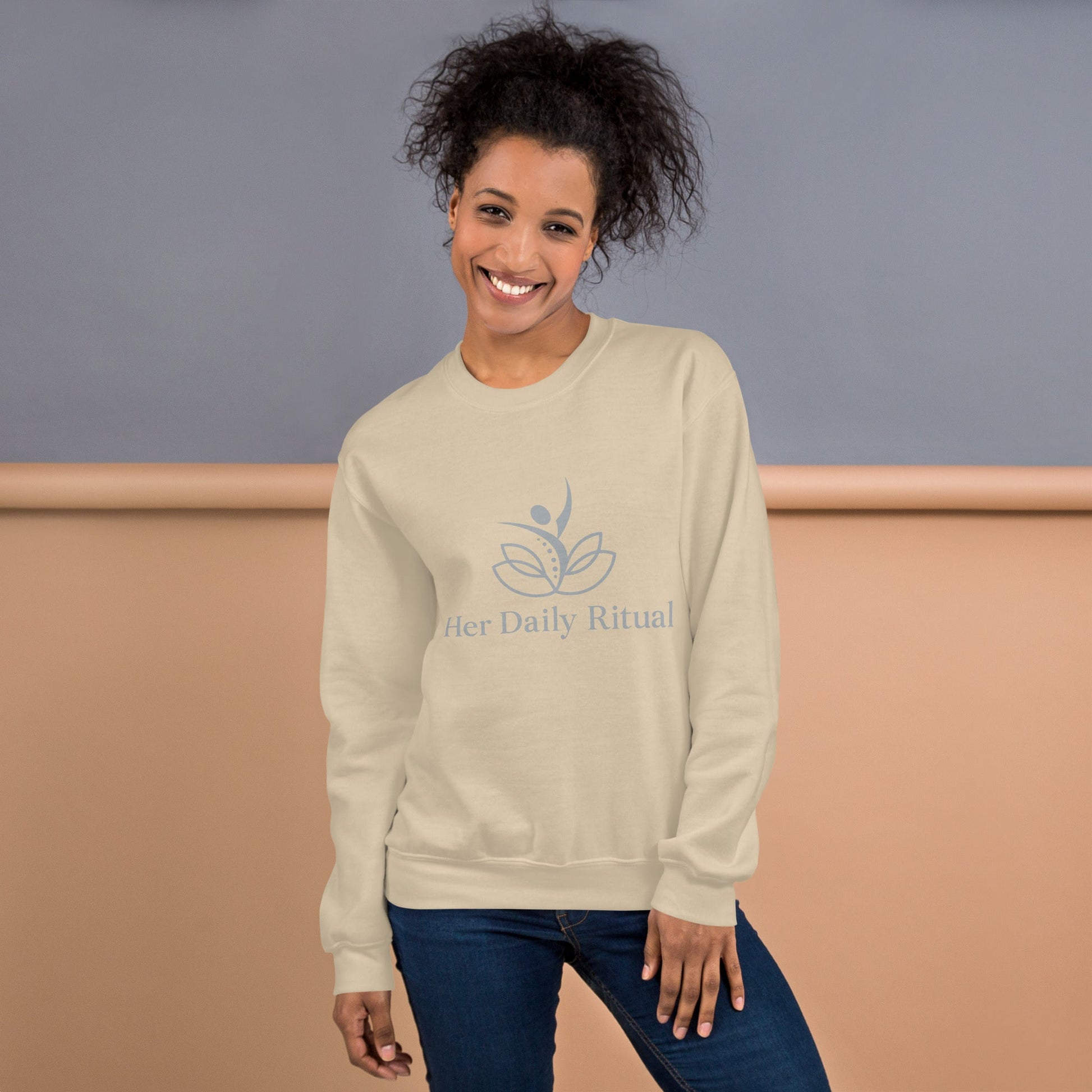 Her Daily Ritual Unisex Sweatshirt – Classic Fit, Pre - Shrunk, Soft Cotton - Poly Blend - Her Daily Ritual