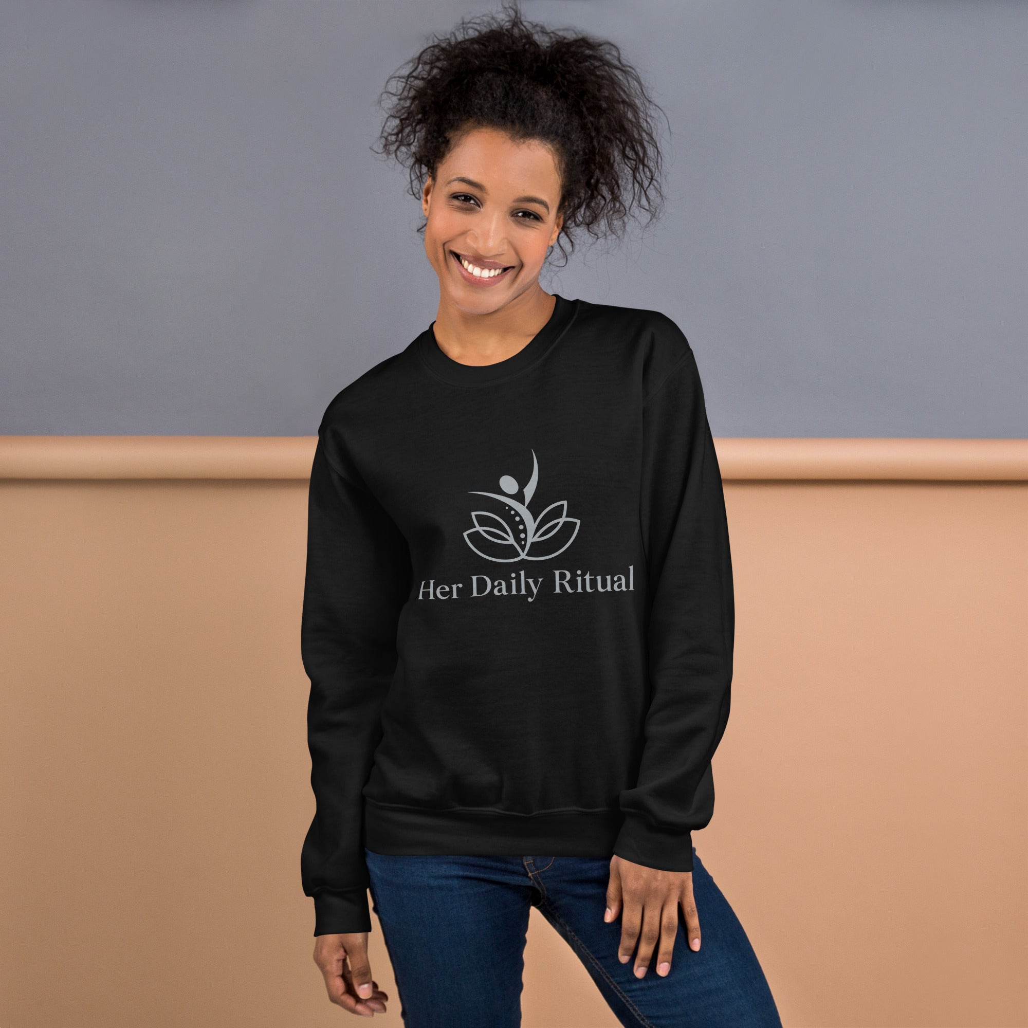 Her Daily Ritual Unisex Sweatshirt – Classic Fit, Pre - Shrunk, Soft Cotton - Poly Blend - Her Daily Ritual