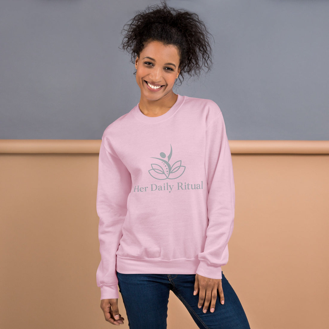 Her Daily Ritual Unisex Sweatshirt – Classic Fit, Pre - Shrunk, Soft Cotton - Poly Blend - Her Daily Ritual